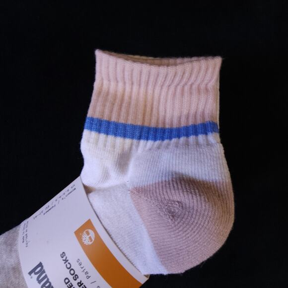 New Timberland Women Cushioned Quarter Socks 5 Pairs Size 6.5 - 9.5 Multicolor - Picture 2 of 5